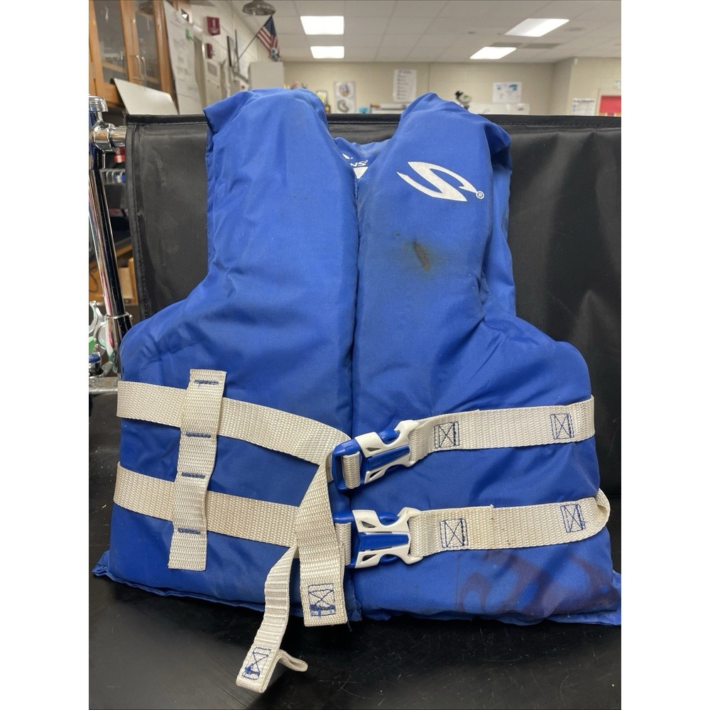 STEARNS BOATING SKI LIFE VEST CHILD FLOTATION  50-90 LBS RED
